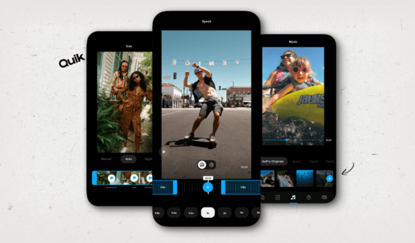 新版GoPro Quik亮相 支持后期编辑视频/遥控器等功能