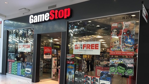 美国实体游戏零售商GameStop（图源来自网络）