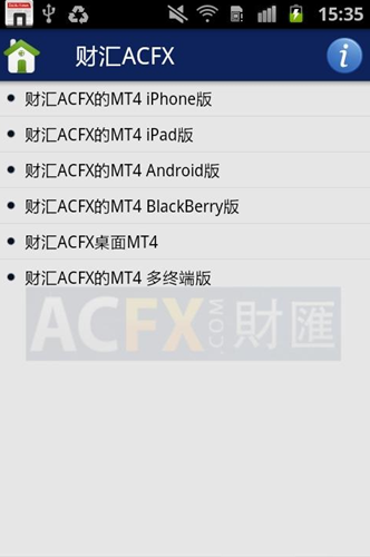 财汇ACFX MT4