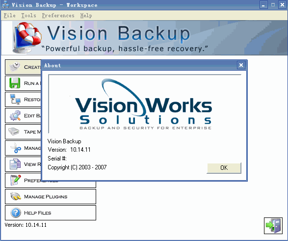 VisionBackup