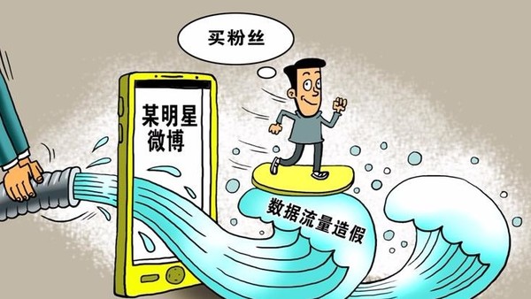 流量造假（图源网）