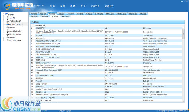 超级眼局域网监控软件系统