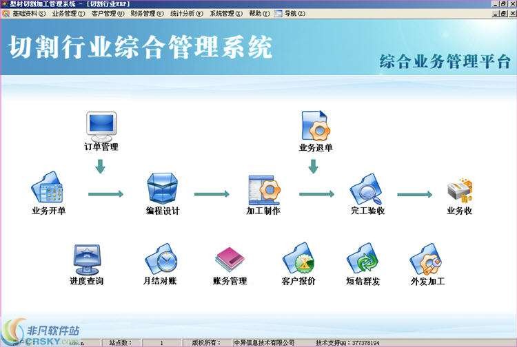 水刀激光切割加工管理软件