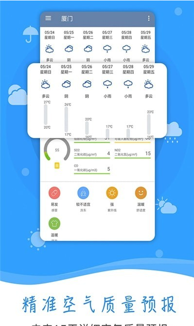 本地实况天气