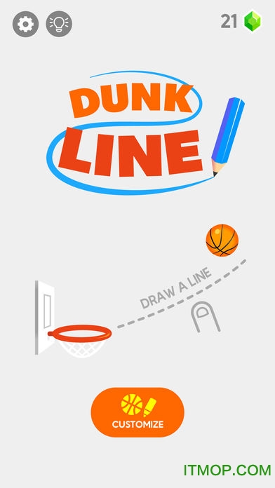 划线投篮(dunk line)